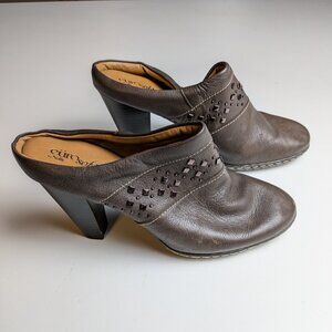 Euro Soft By Sofft Women's Size 8 Brown Leather Heels